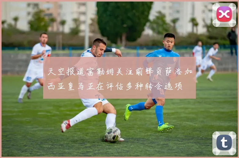 天空报道富勒姆关注前锋贡萨洛加西亚皇马正在评估多种转会选项